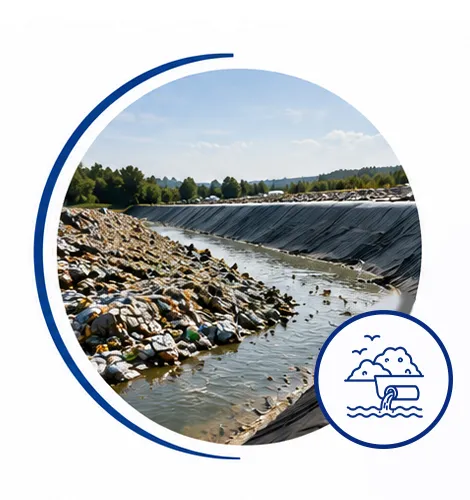 Landfill leachate icon